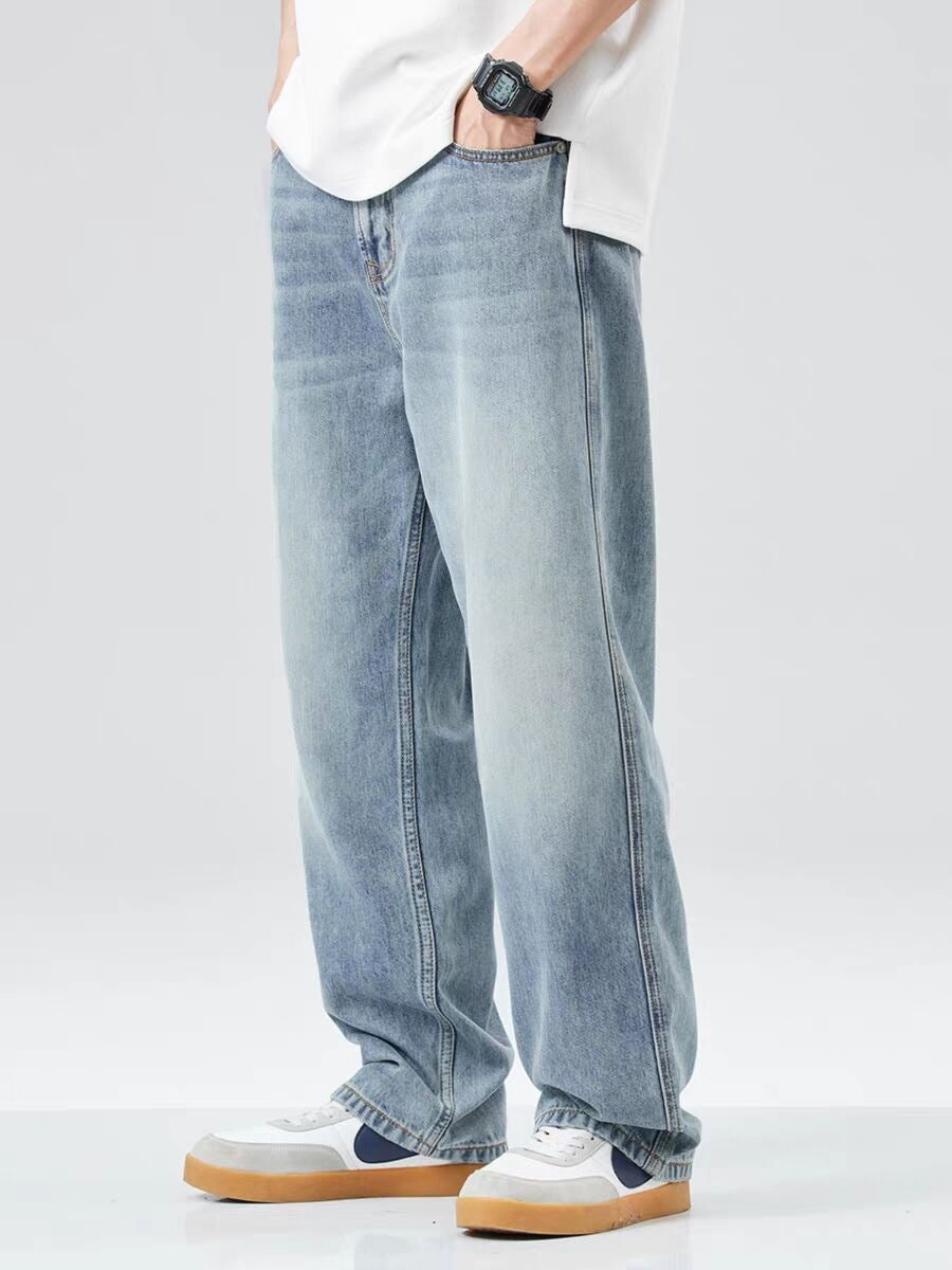 Men's Loose-Fit Jeans with High Waist Mune Fashion
