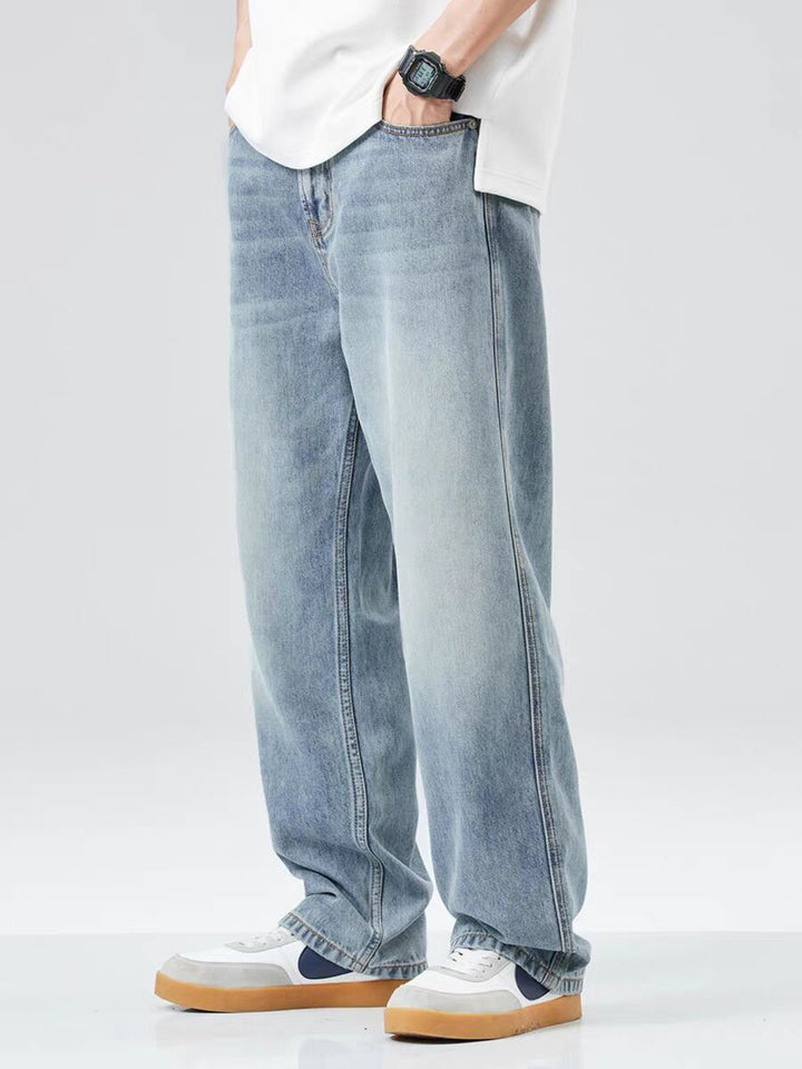 Men's Loose-Fit Jeans with High Waist Mune Fashion