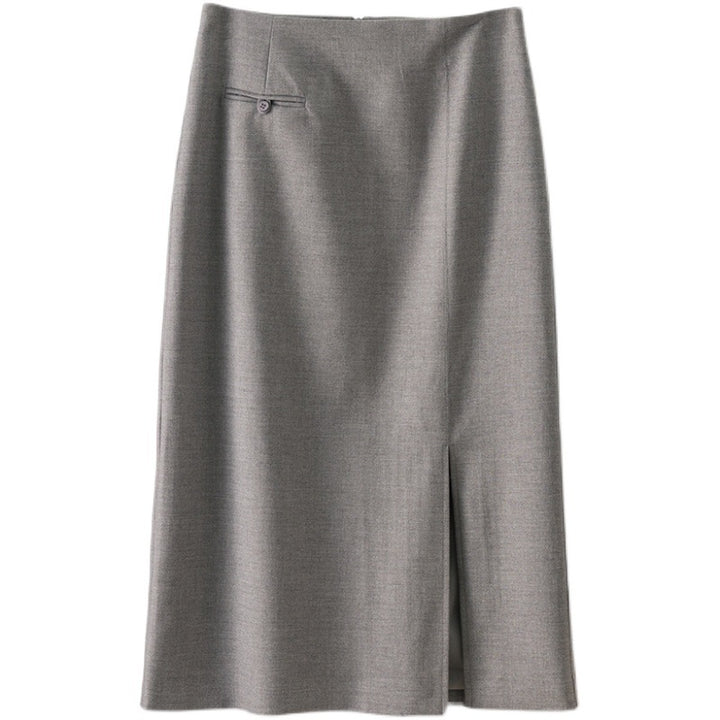 Ladies Elegant, high-necked pleated skirt Mune Fashion