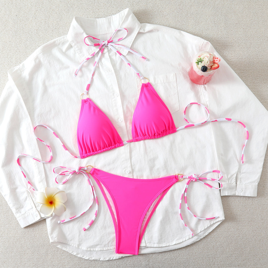 Women Triangle Bikini with adjustable straps Mune Fashion