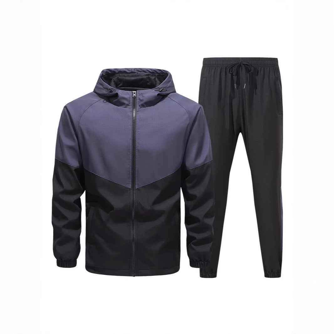 Men's sporty two-piece with hood Mune Fashion