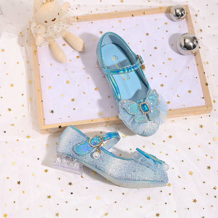 Ladies Glittering Ballet Flats with Floral Motif Mune Fashion