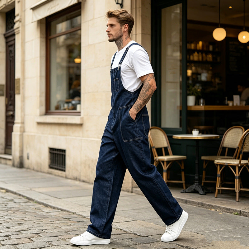 Men's Fashion Denim Overalls Mune Fashion