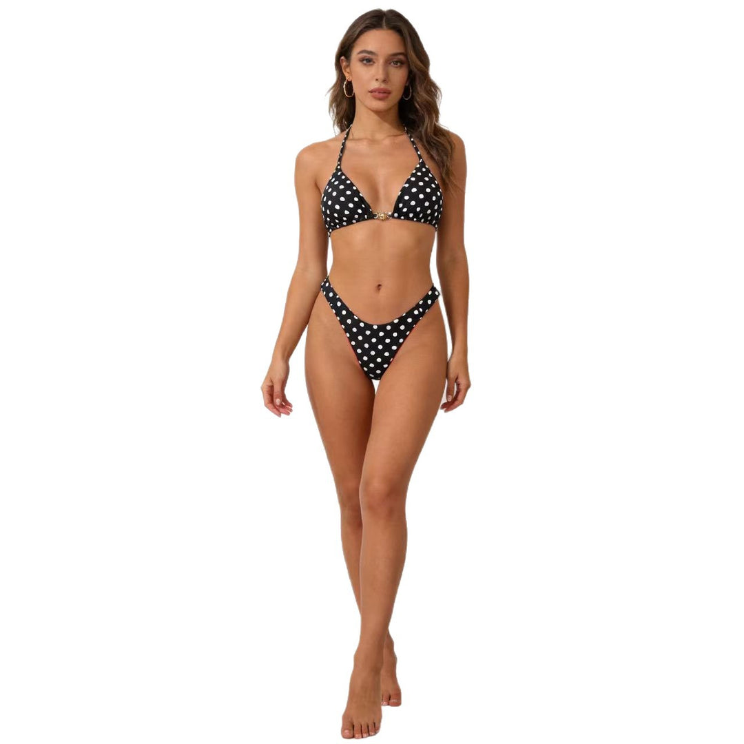 Women's triangle bikini with exciting leopard pattern Mune Fashion