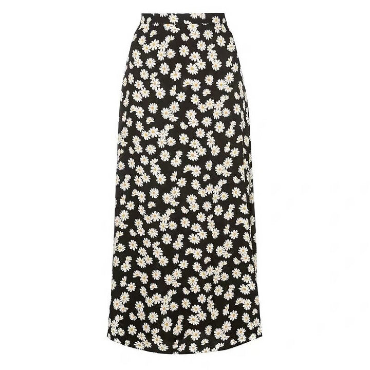 Women Floral Maxi Skirt Mune Fashion