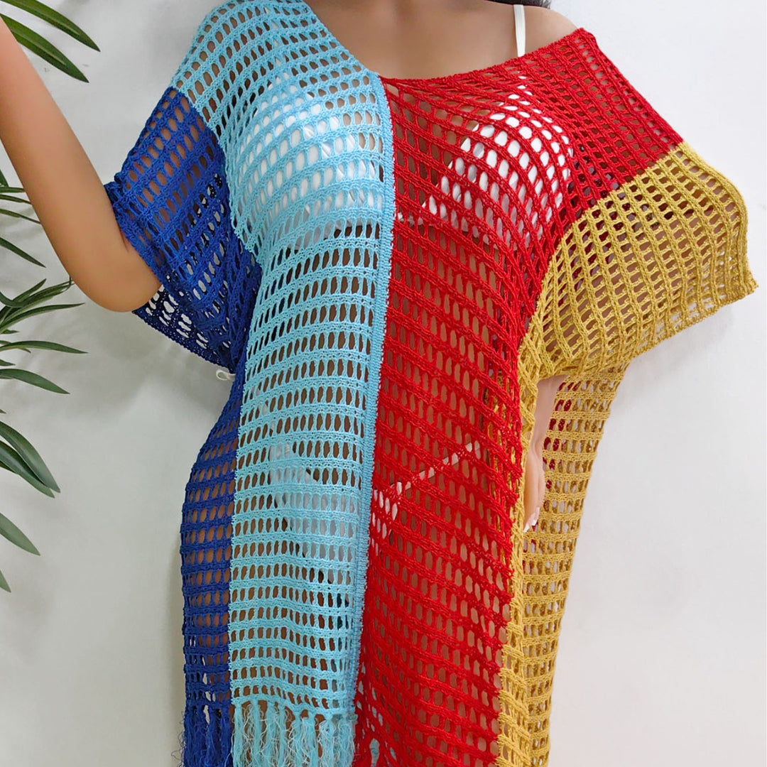 Women's airy-transparent beach poncho Mune Fashion