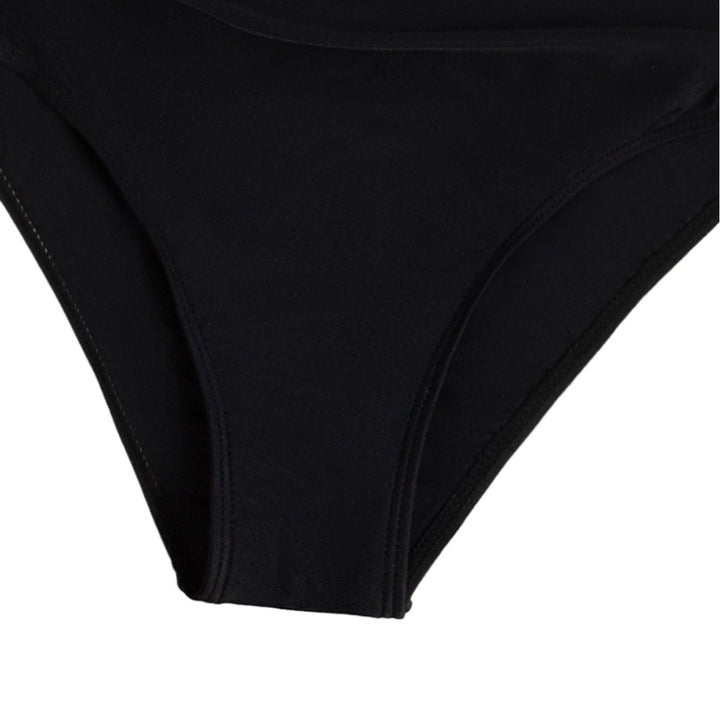 Women's Elegant Swimsuit with Deep Neckline and Floral Design Mune Fashion