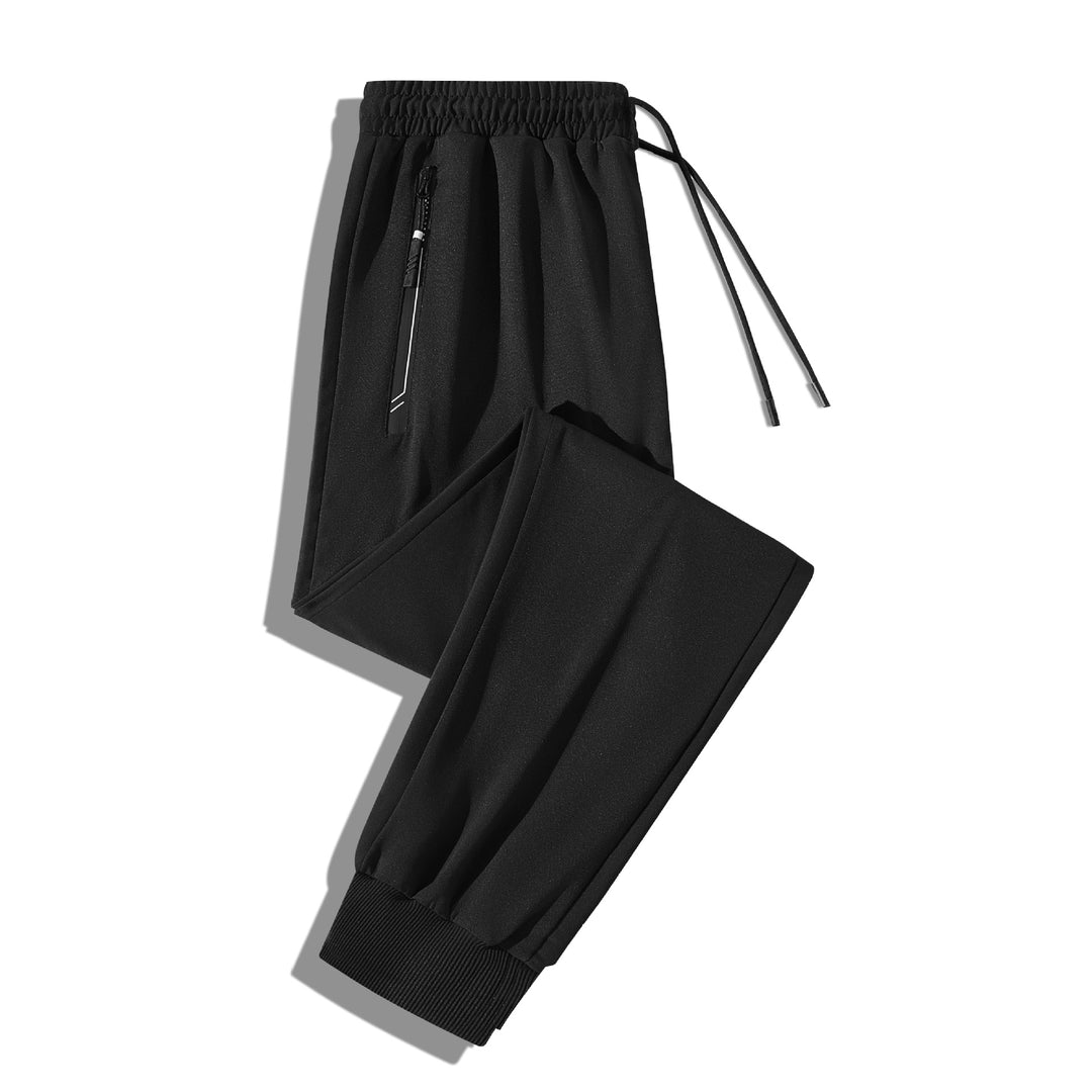 Men's Sporty Jogging Pants with Zipper Mune Fashion