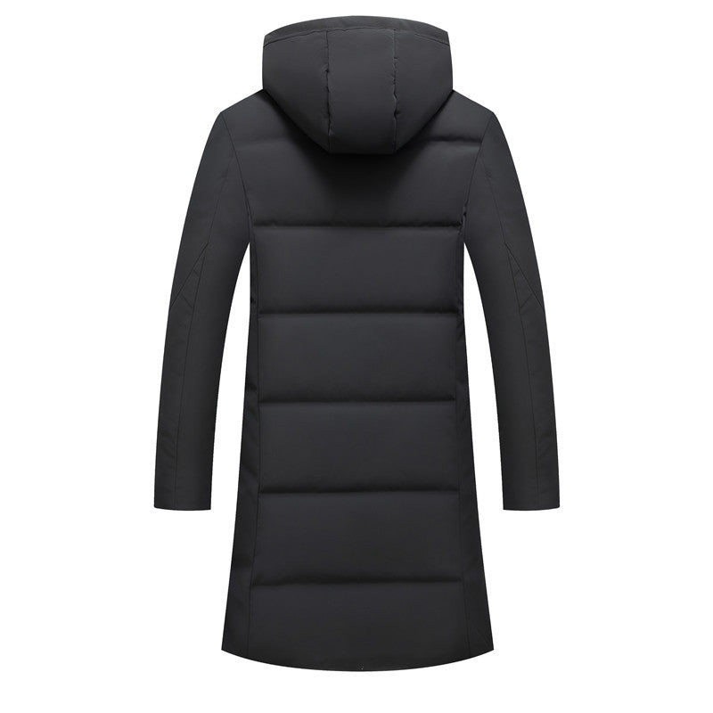 Men's waterproof thermal parka with hood, breathable quilted filling and extended cut Mune Fashion
