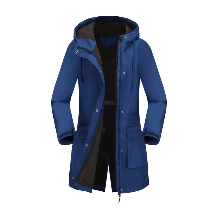 Ladies Functional Outdoor Jacket with Adjustable Waist Drawstring and Inner Lining Mune