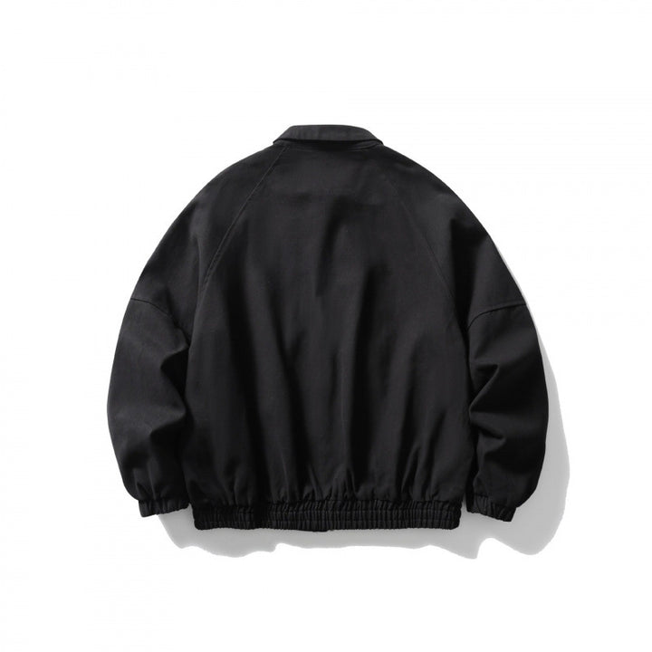 Unisex short-cut boxy jacket made of denim with elastic hem and flap pockets Mune Fashion