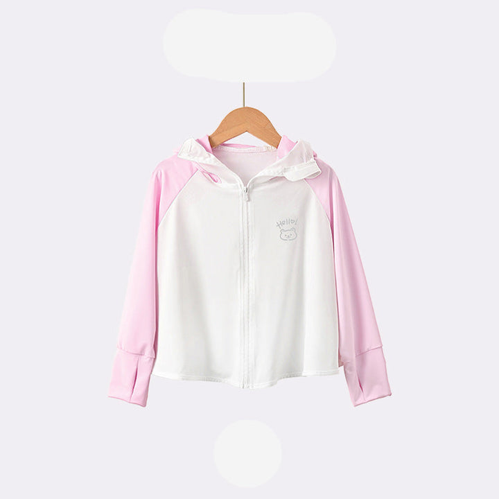 Children's UV protection jacket with hood and breathable properties Mune Fashion
