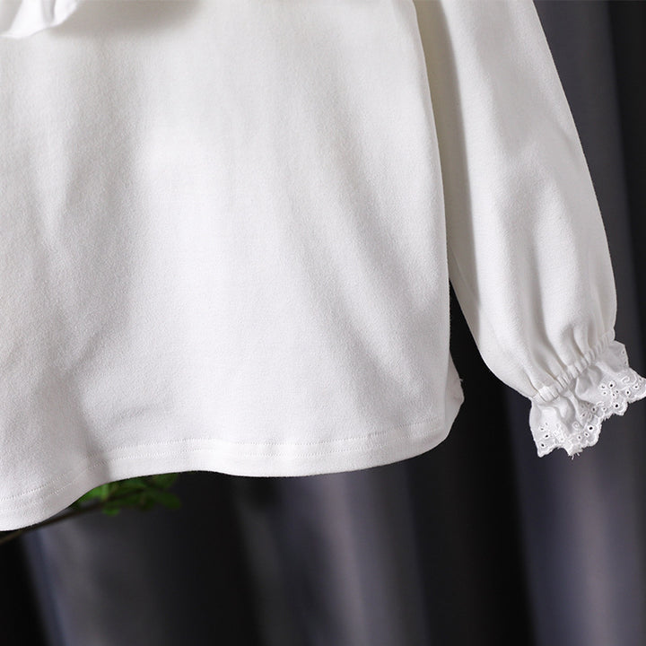 Women's blouse with large ruffled collar Mune Fashion
