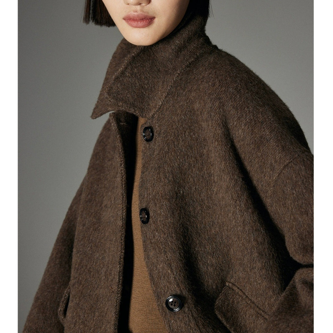 Ladies Stylish Wool Jacket Mune Fashion