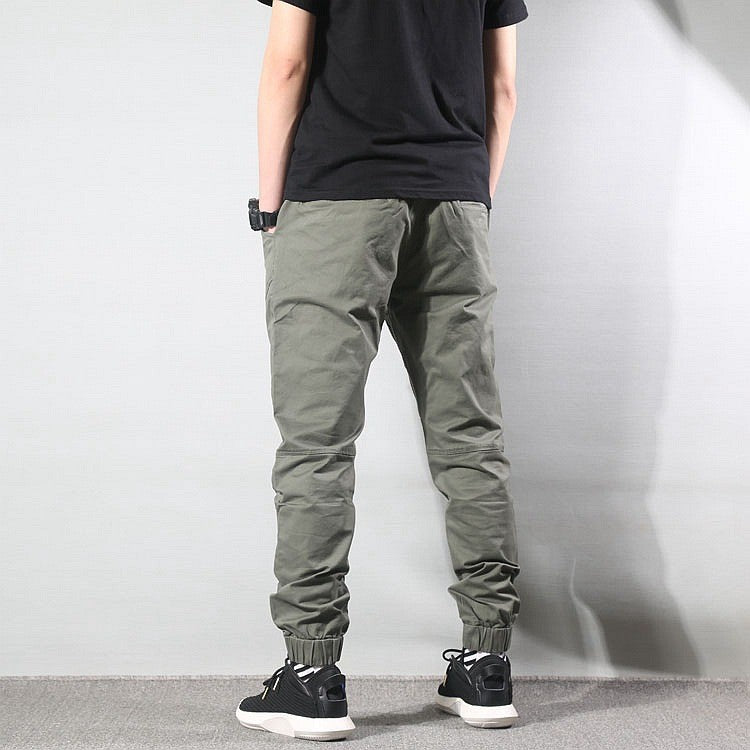 Men's Comfortable Cargo Pants with Elastic Waist Mune Fashion