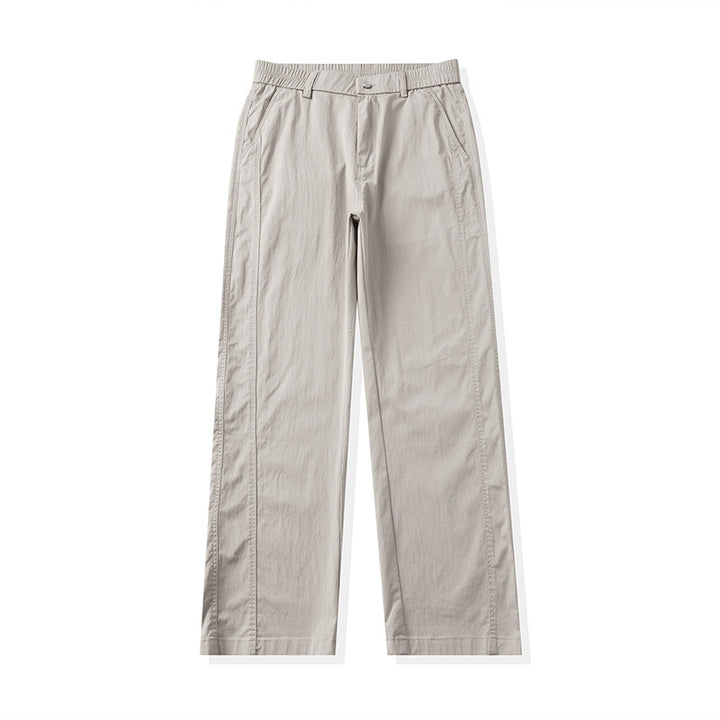 Women Comfortable Loose-Fit Fabric Trousers Mune Fashion