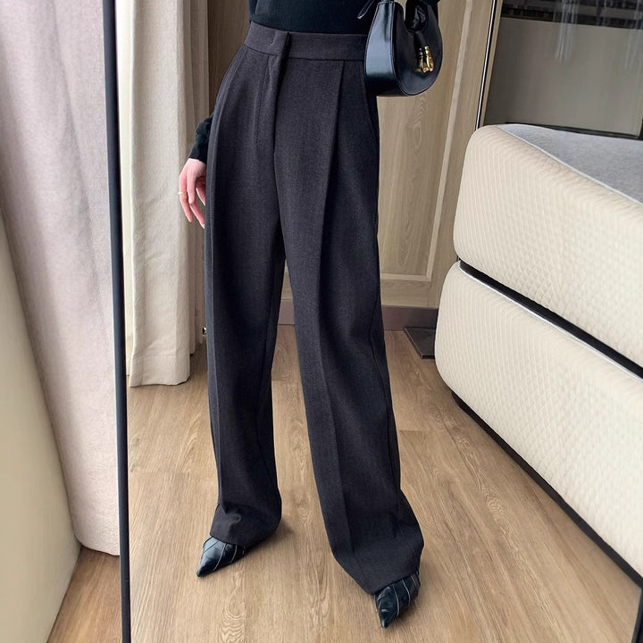 Women's Elegant High-Waisted Pants Mune Fashion