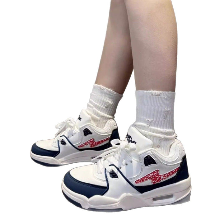 Women's Sporty Sneakers with Breathable Upper Material and Cushioning Properties Mune Fashion