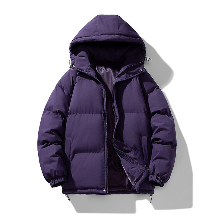 Unisex Padded Hooded Quilted Jacket with Thermal Insulation and Adjustable Hem Mune Fashion
