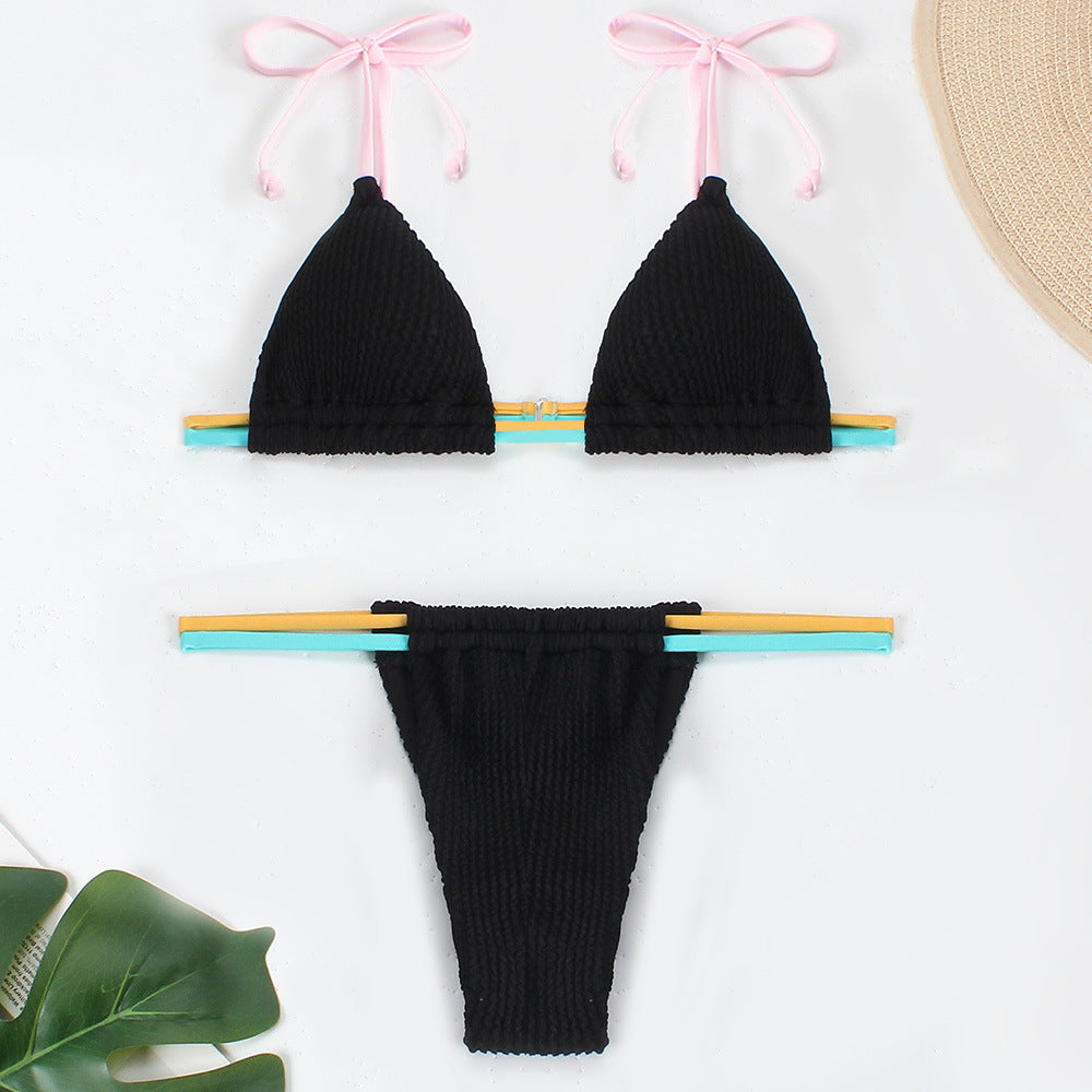 Women's bikini set with adjustable straps and combined elastic waistband Mune Fashion