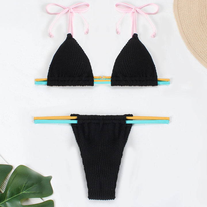 Women's bikini set with adjustable straps and combined elastic waistband Mune Fashion