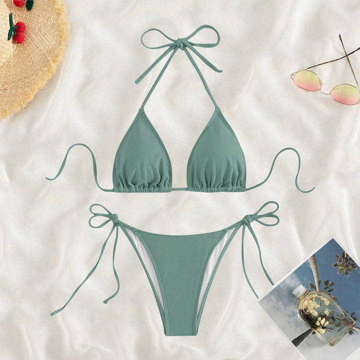 Women's Triangle Bikini Set Mune Fashion
