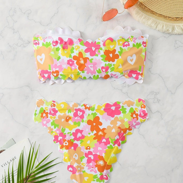 Women's Bikini Set with Floral Pattern Mune Fashion