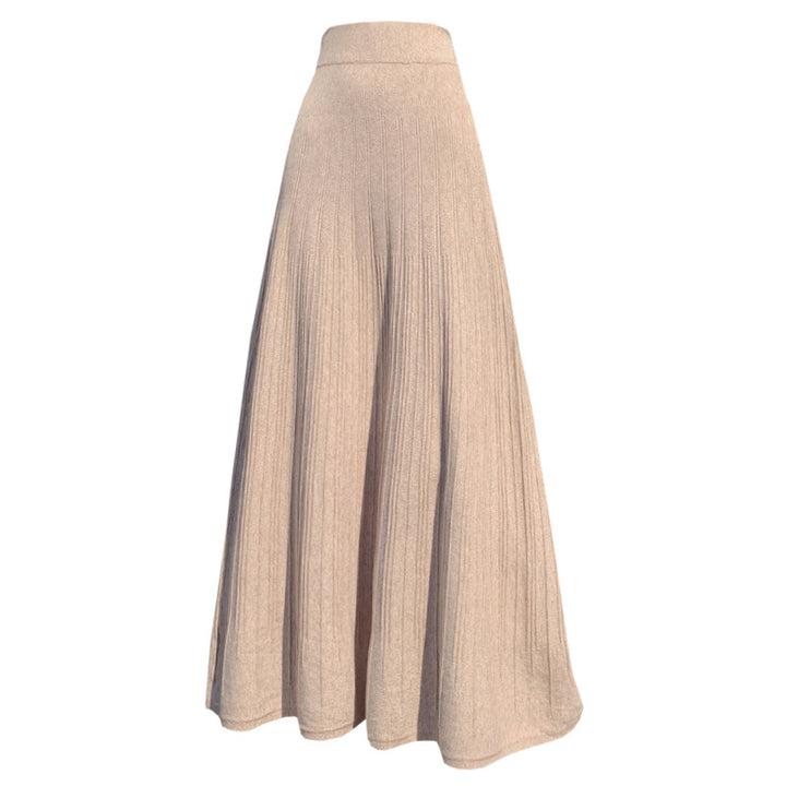 Ladies Maxi Skirt with Elegant Pleats Mune Fashion