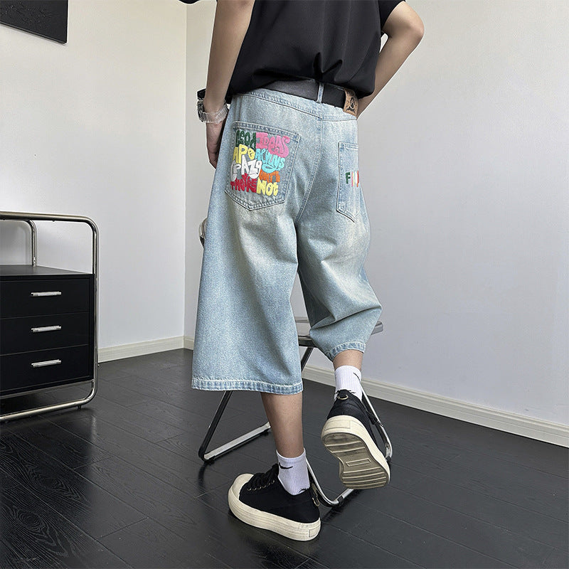Men's Casual Baggy Jeans Mune Fashion