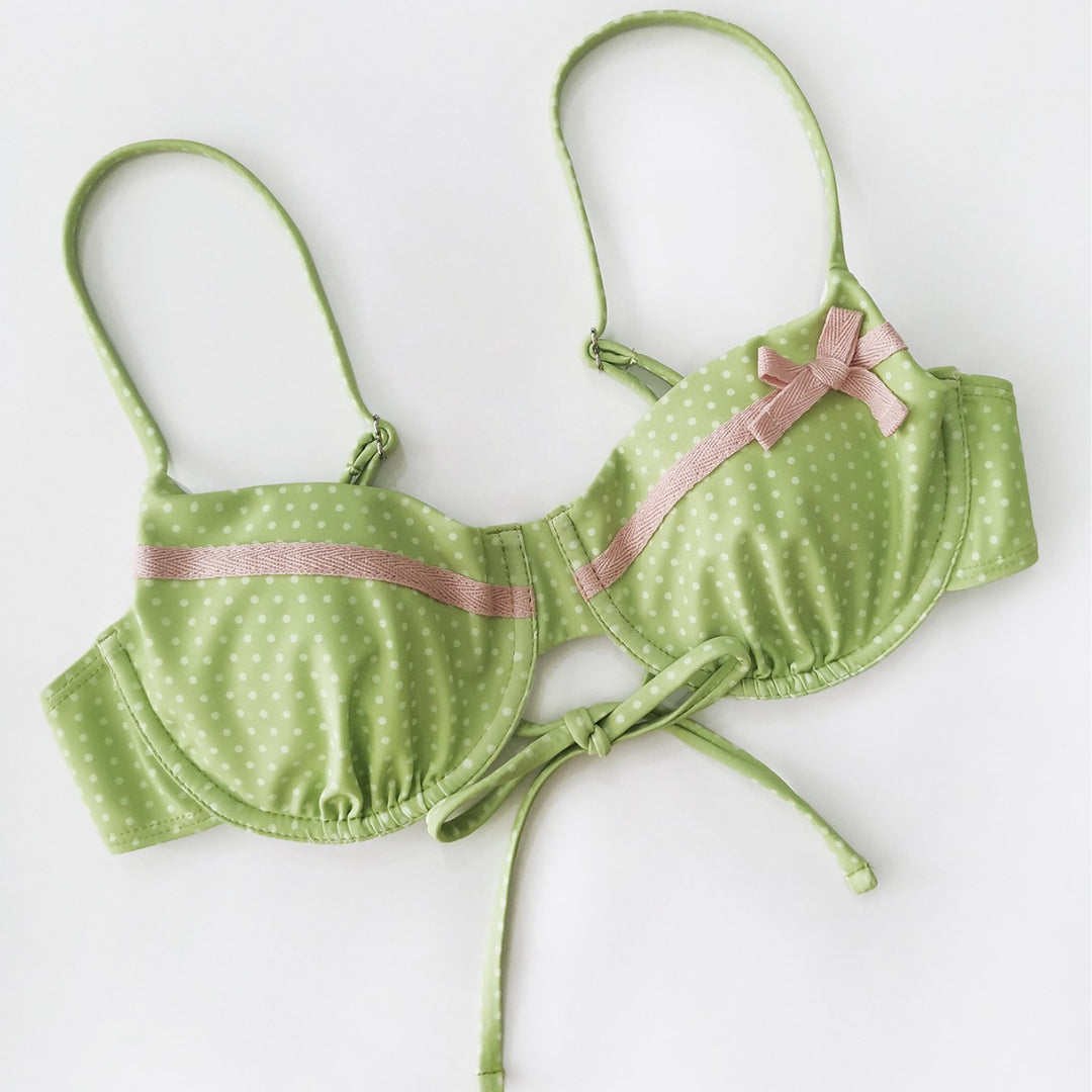 Ladies polka dot bikini with playful design Mune Fashion