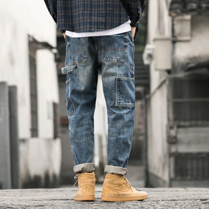 Men's Casual Baggy Jeans Mune Fashion