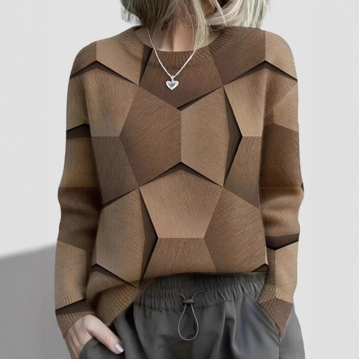 Ladies Patterned Sweater