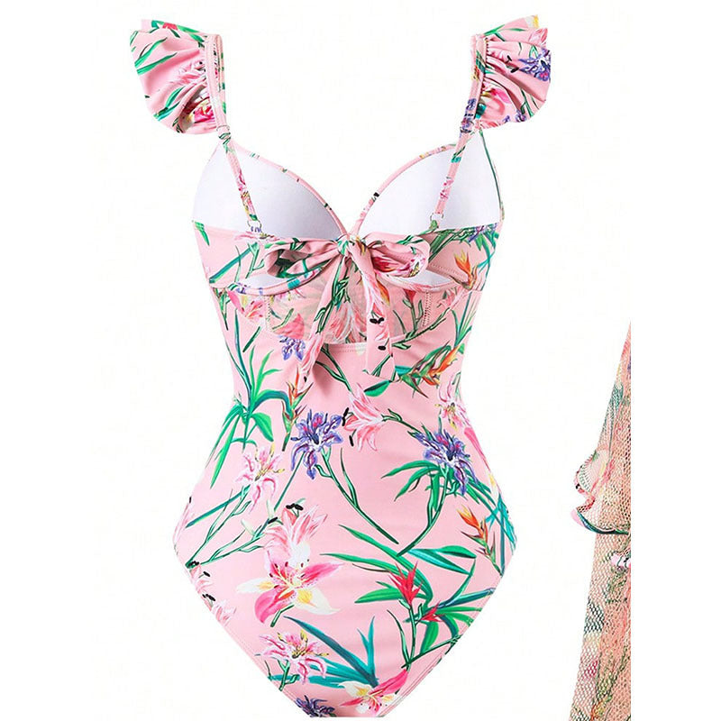 Women’s Swimsuit with Elegant Wrap Skirt Mune Fashion