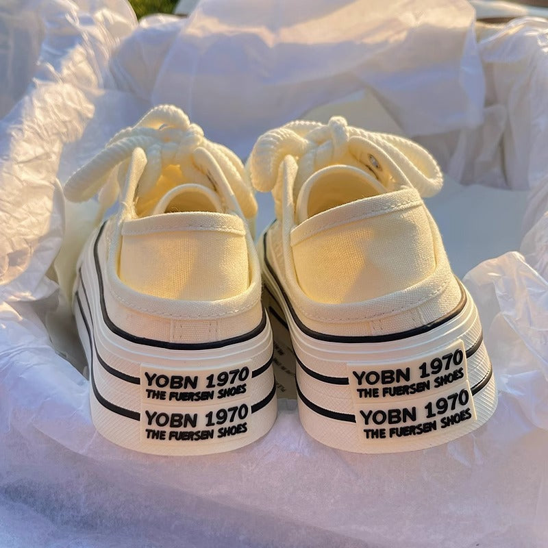 Women's Comfortable Sneakers with Trendy Platform by Mune Fashion