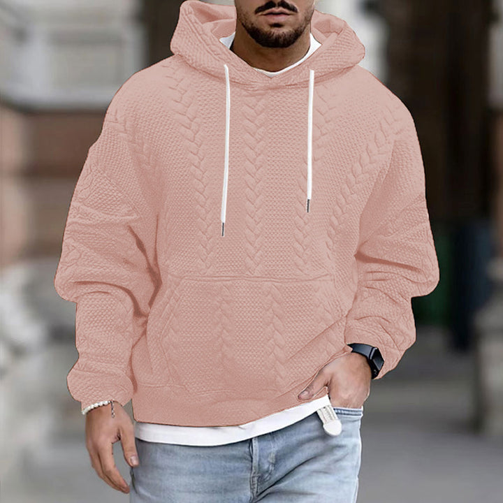 Men's Stylish Chunky Knit Hooded Sweater