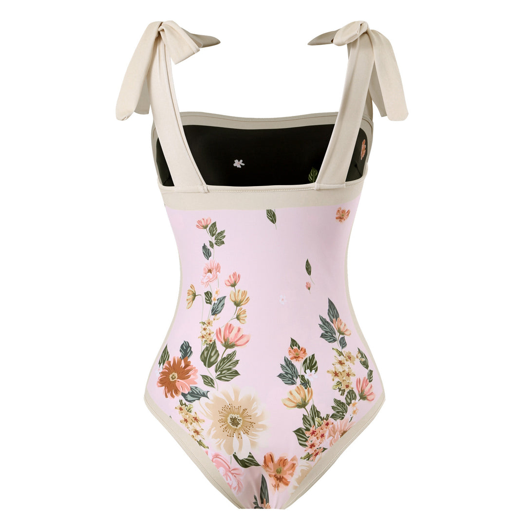 Women Elegant Swimsuit with Floral Design Mune Fashion
