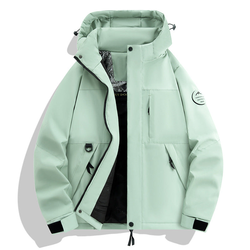 Men's Waterproof and Breathable Softshell Outdoor Jacket Mune Fashion