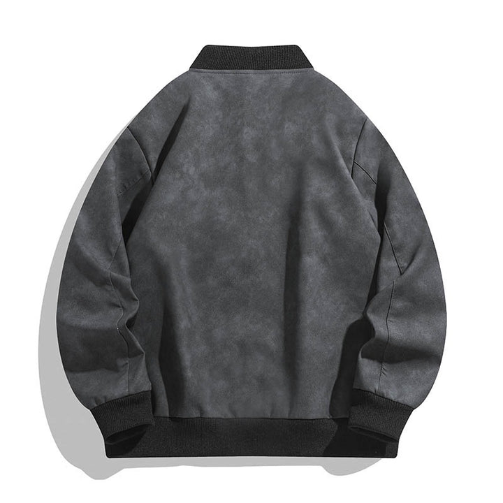 Men's Fashionable Bomber Jacket in Vintage Look Mune Fashion