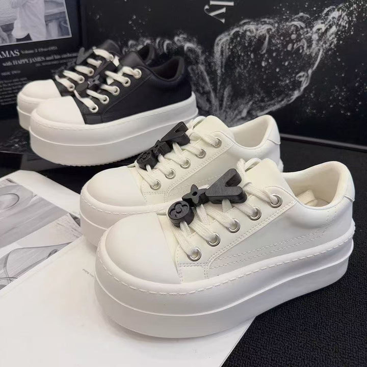 Women’s Platform Sneaker with Trendy Design and Elastic Laces Mune Fashion