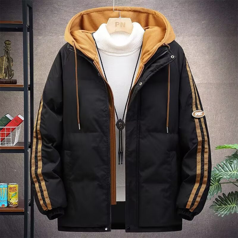 Men's Urban Padded Jacket with Hood Mune Fashion