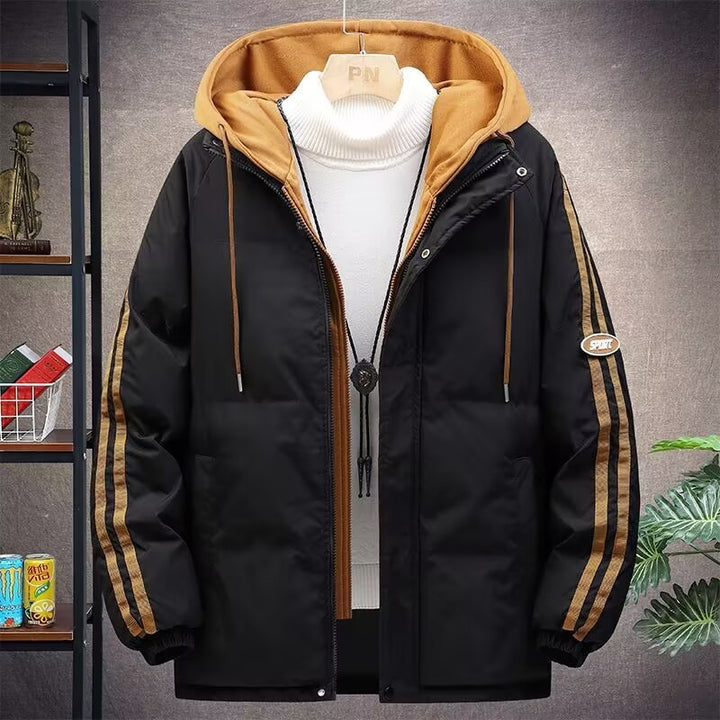 Men's Urban Padded Jacket with Hood Mune Fashion