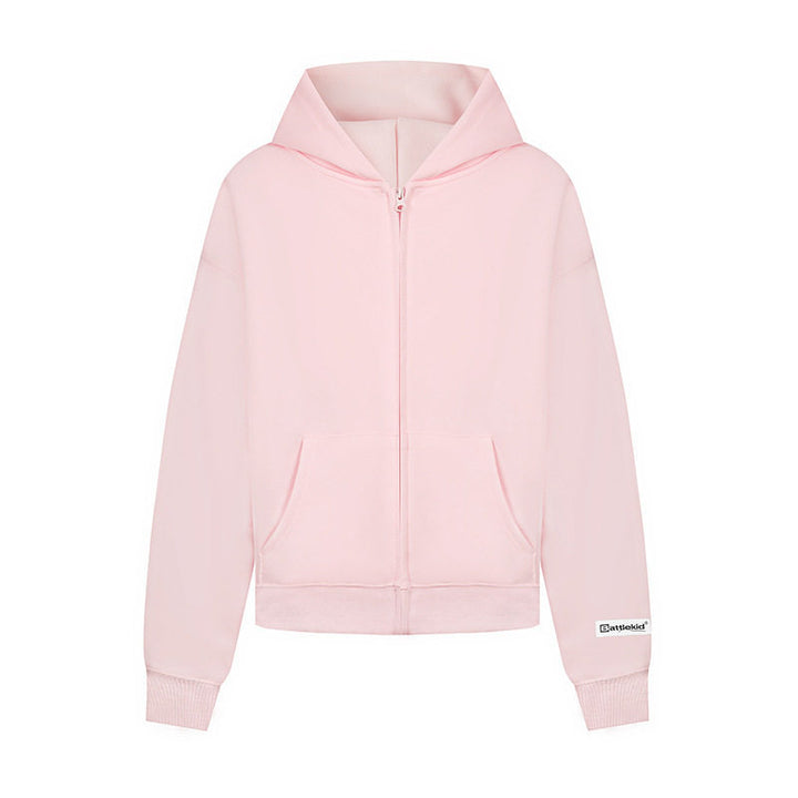 Women’s hoodie sweat jacket with full zip, kangaroo pocket and relaxed fit Mune Fashion