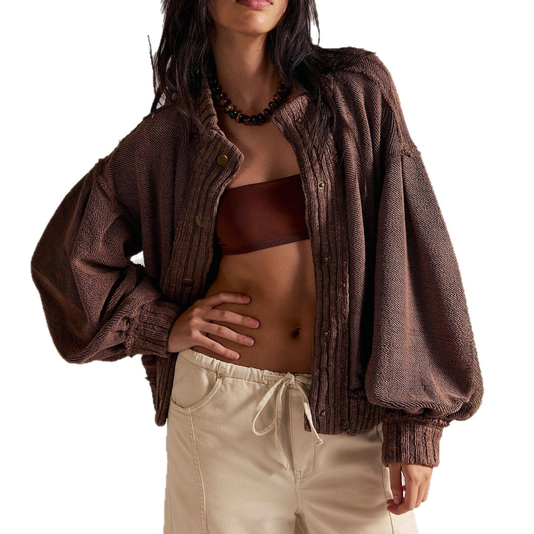 Women's Fashion Cardigan with Button Details