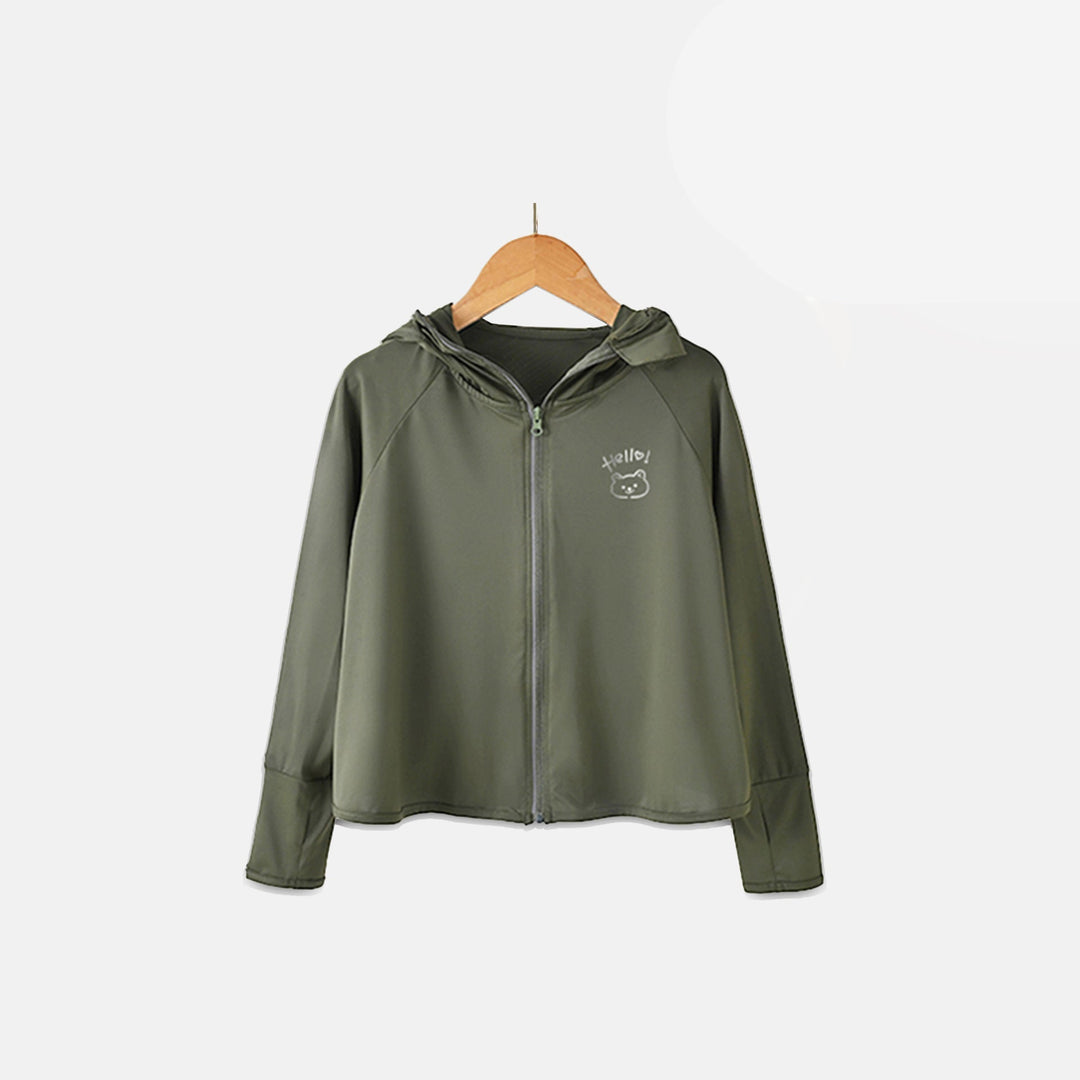 Women's Lightweight UV Protection Jacket with Hood Mune Fashion