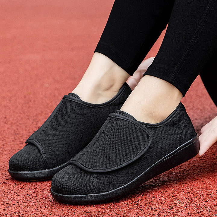 Men's orthopedic slipper with adjustable Velcro, breathable mesh and shock-absorbing foam sole Mune Fashion
