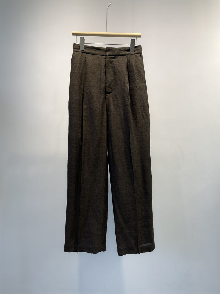 Women's Custom-Fit Wide Linen Pants Mune Fashion 1787623024