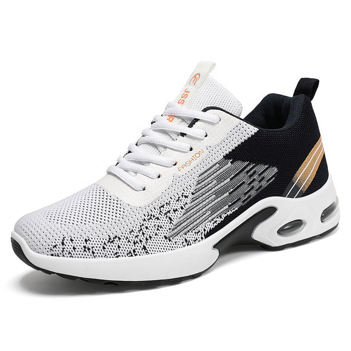 Men's nan performance knitted trainer with visible air cushioning and seamless sock shaft Mune Fashion
