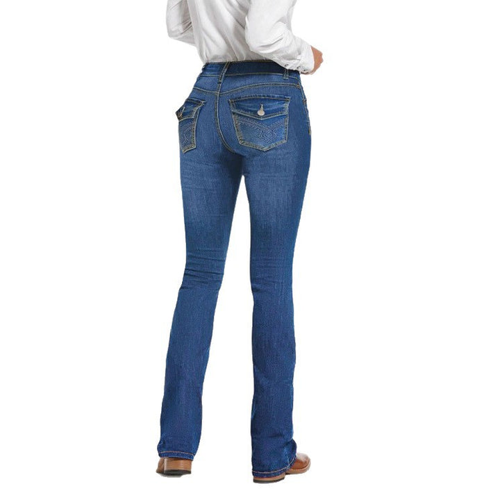Women Bootcut Jeans with slightly flared leg and figure-shaping stretch Mune Fashion