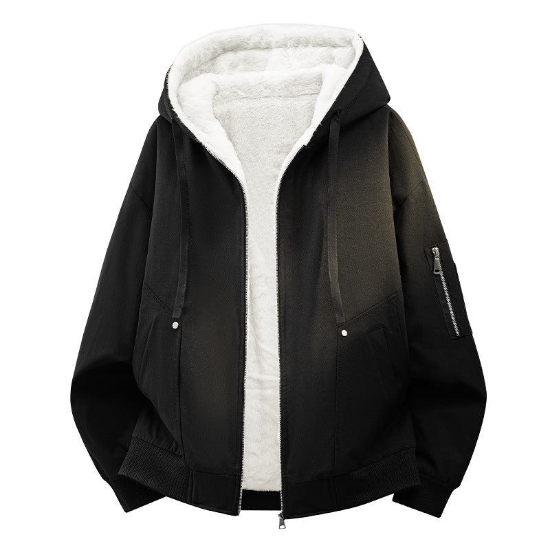Men's Comfortable Fleece Jacket with Hoodie Mune Fashion