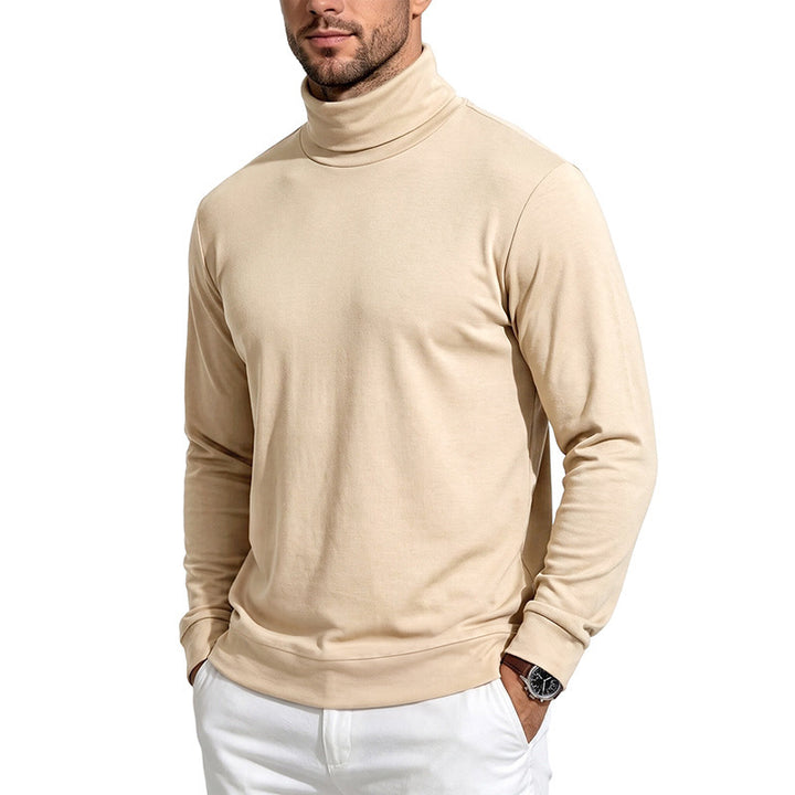 Men's slim fit fine knit turtleneck sweater Mune Fashion